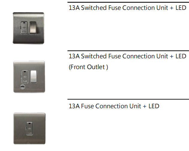 Fused Spur Units & Connection Unit